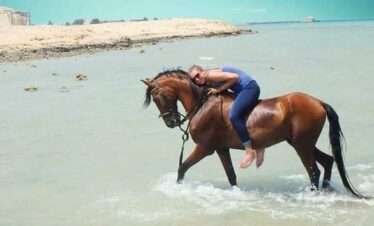 horse riding