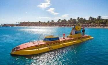 Submarine in the red sea