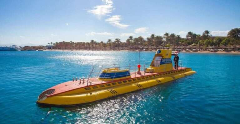 Submarine in the red sea