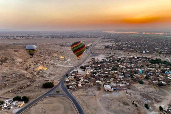 luxor from the ballon